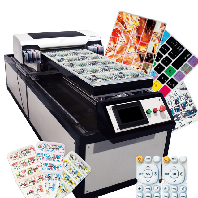 SHK-4018 UV-drukker vir wit silikoonmateriaalprodukte, soos swempette, horlosiebande, brilbande, ens